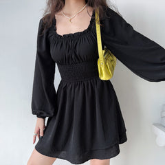 Midnight Hours Lantern Dress ~ HANDMADE