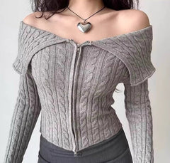 Pearl Twist Knitted Cardigan