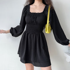 Midnight Hours Lantern Dress ~ HANDMADE