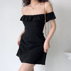 Tuscany Dreams Ruffled Dress ~ HANDMADE