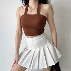 Memorable Times Knit Halter Tank