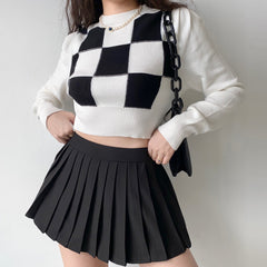 Right Move Checker Sweater