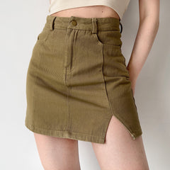 New Look Split Denim Skirt