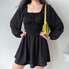 Midnight Hours Lantern Dress ~ HANDMADE