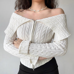 Pearl Twist Knitted Cardigan