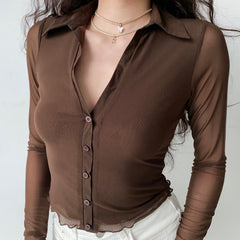 Morning Mocha Button Cardigan ~ HANDMADE