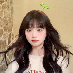 Goblincore Hand-Woven Grass Hairpin