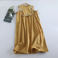 Harvest Gold Folklore Sundress