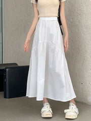 Korean Patchwork Maxi Skirt