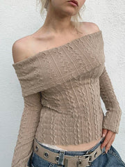 Cozy Chic Off-Shoulder Top
