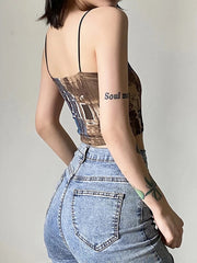 Fairy Grunge Tie Dye Crop Top