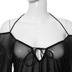 Fairy Grunge Sheer Long Sleeve T-shirt