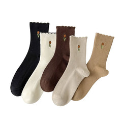 Autumn Embrace Crew Socks