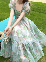 Fairy Casual Floral Princess Dress