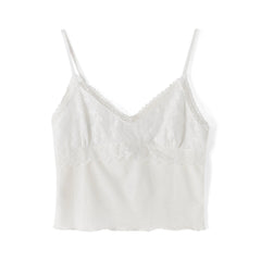 Fairycore Lace Vest Crop Top
