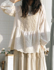 Lace Edwardian Pan Collar Blouse
