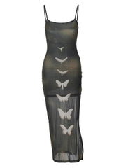 Butterfly Print Grunge Fairy Dress