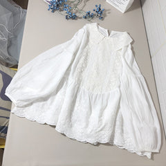 Lace Edwardian Pan Collar Blouse