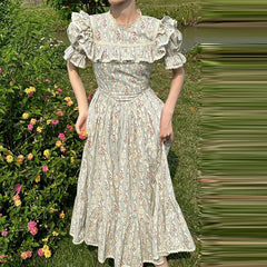 Floral A-Line Fashion Dress