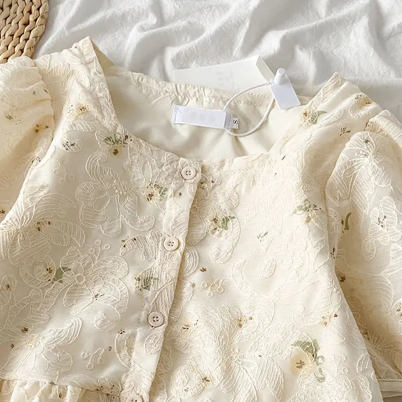 Buttercream Dream Tiered Blouse