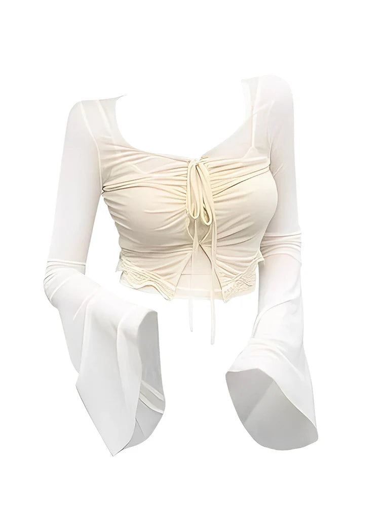 Fairy Beige crop top