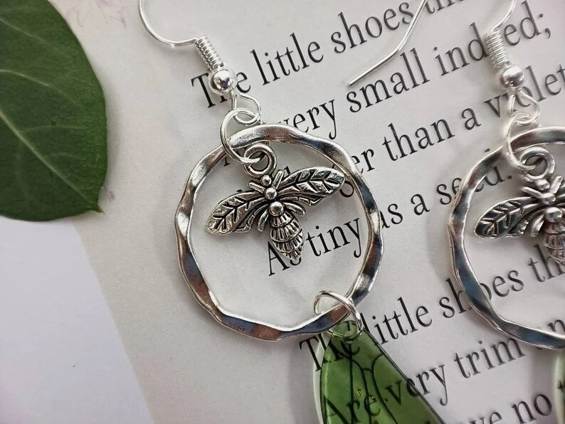 Bee Fairy Wings Earrings