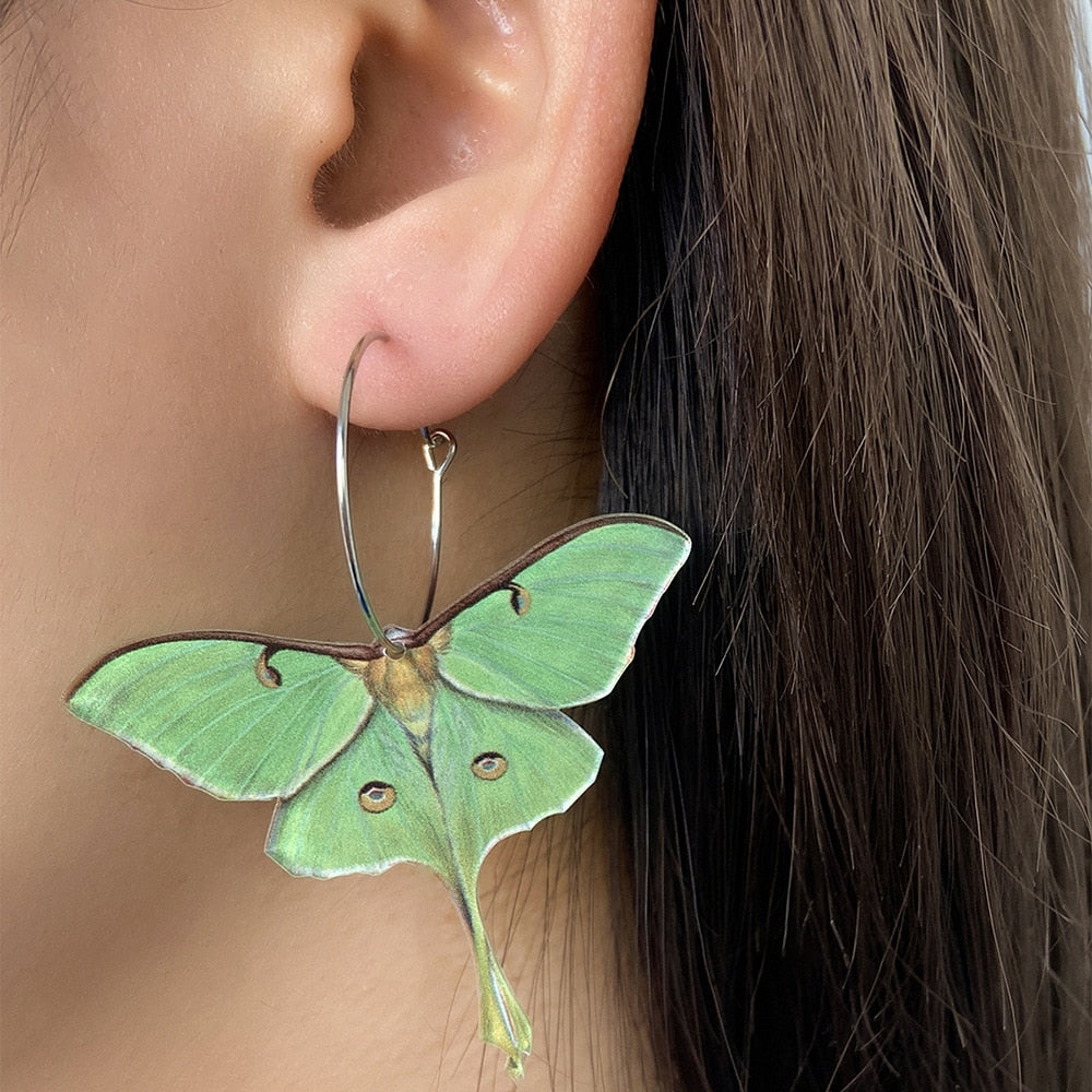 Fairycore Acrylic Butterfly Earrings