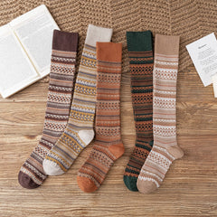 Ethnic Harajuku Striped Socks