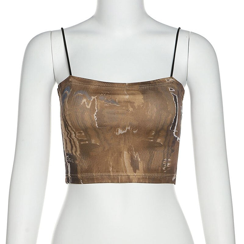 Fairy Grunge Tie Dye Crop Top