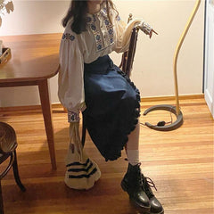 Cottage Mori Retro Blouse