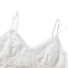 Fairycore Lace Vest Crop Top