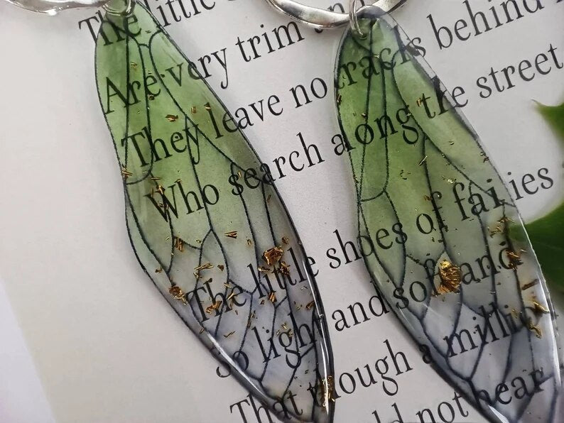 Bee Fairy Wings Earrings