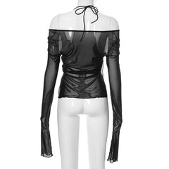 Fairy Grunge Sheer Long Sleeve T-shirt