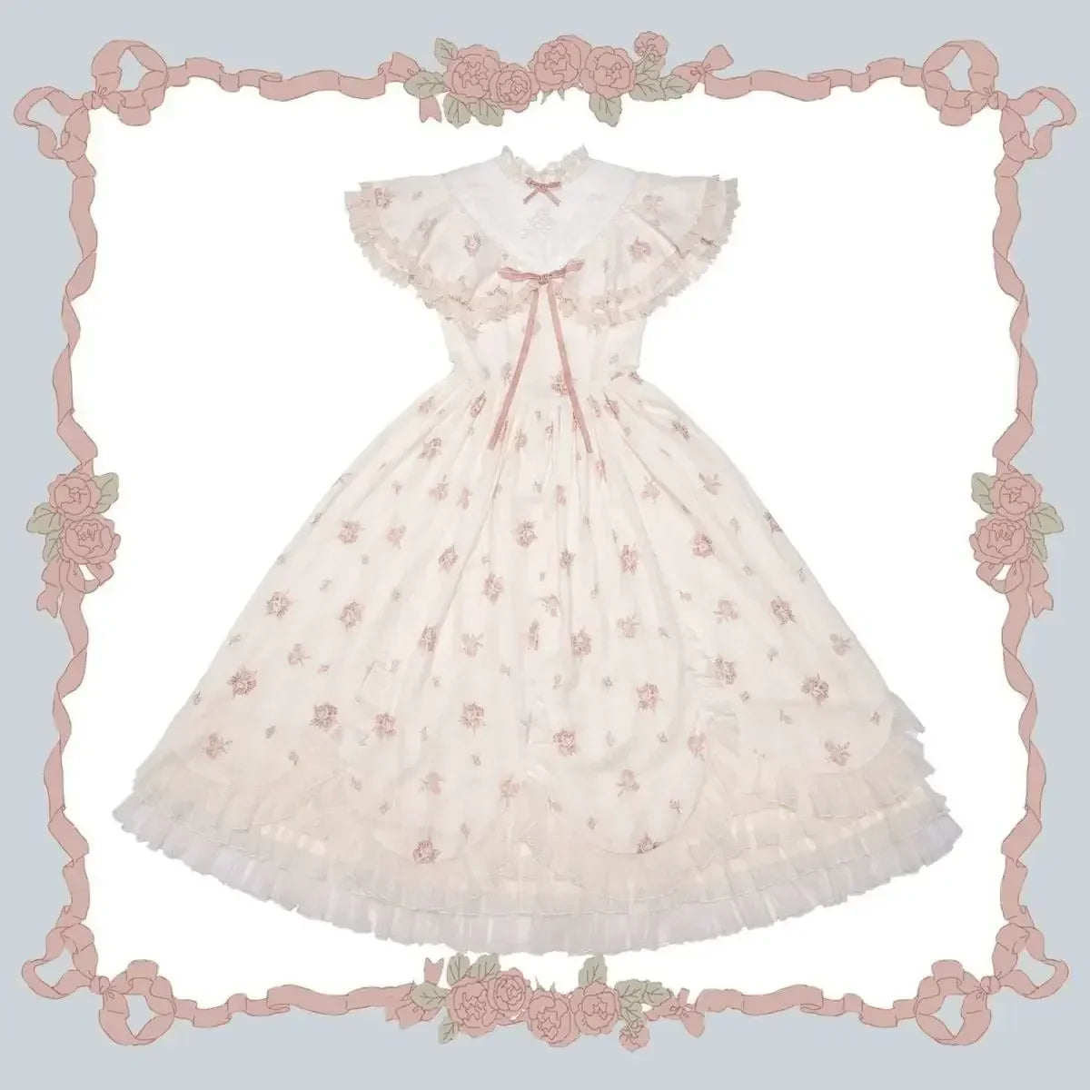 Blush Lace Whisper Dress