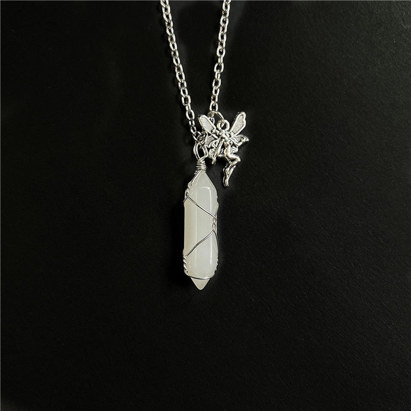Fairy Grunge Crystal Necklace