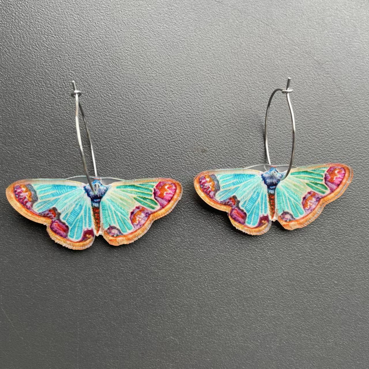 Fairycore Acrylic Butterfly Earrings