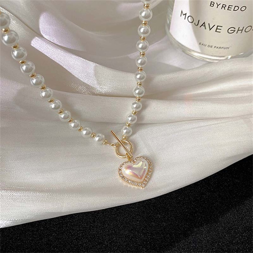 Fairy Three-layer Pearl Collar Choker