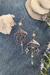 Celestial Mushroom Earrings