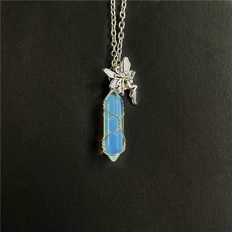 Fairy Grunge Crystal Necklace