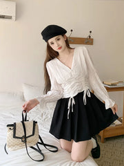 Gossamer Glow Textured Blouse