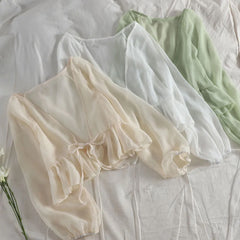 Fairycore Thin Blouse