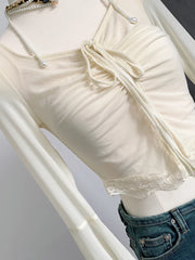 Fairy Beige crop top