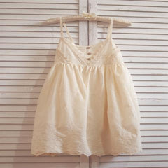 Embroidered Cotton Lace Dress