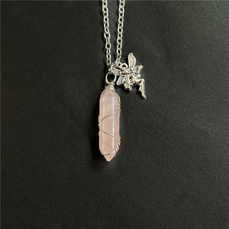 Fairy Grunge Crystal Necklace