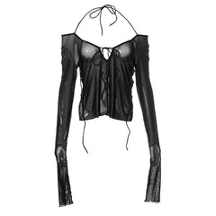 Fairy Grunge Sheer Long Sleeve T-shirt