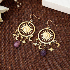 Crystal Teardrop Dangle Earrings