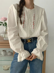 Bohemian Rhapsody Embroidered Blouse