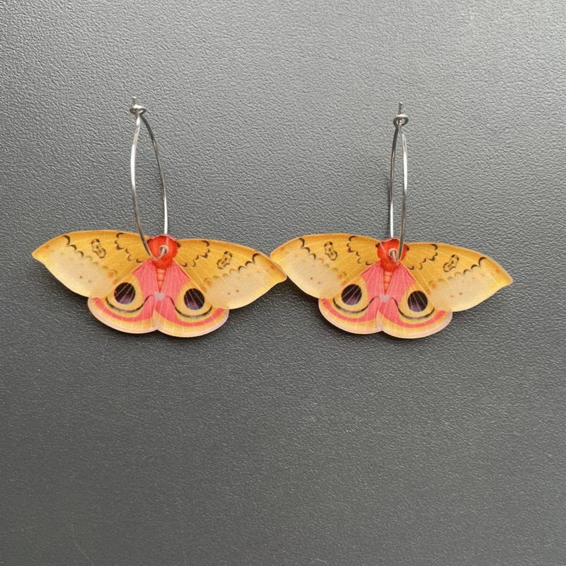 Fairycore Acrylic Butterfly Earrings
