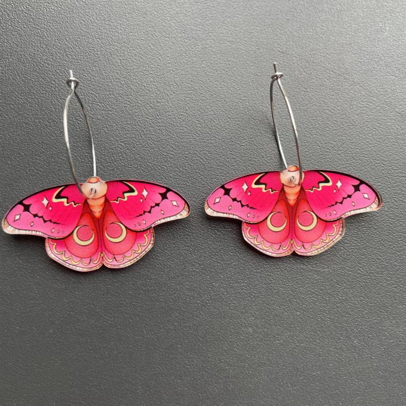Fairycore Acrylic Butterfly Earrings