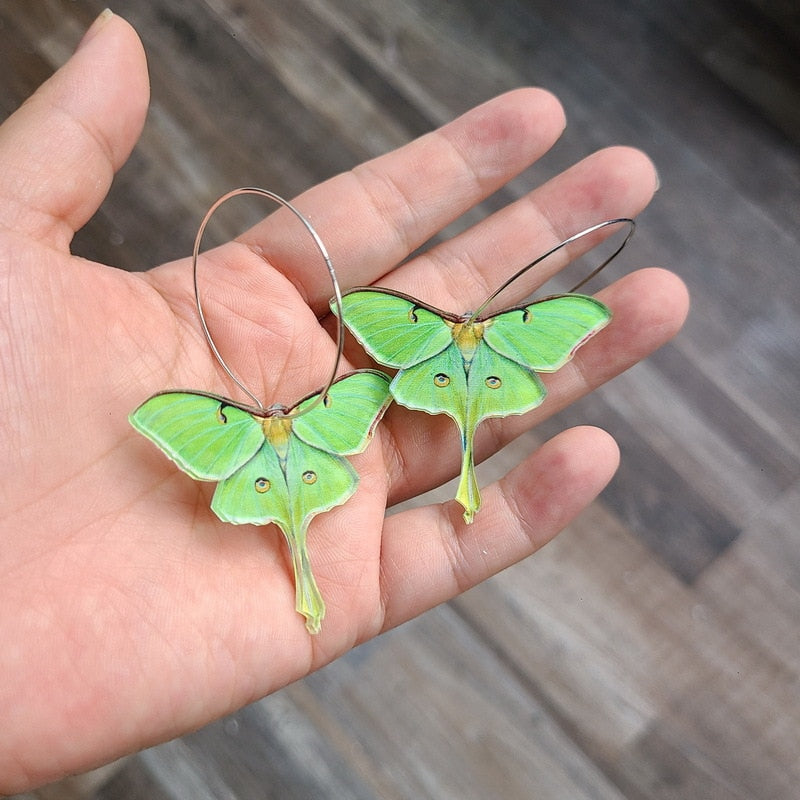 Fairycore Acrylic Butterfly Earrings
